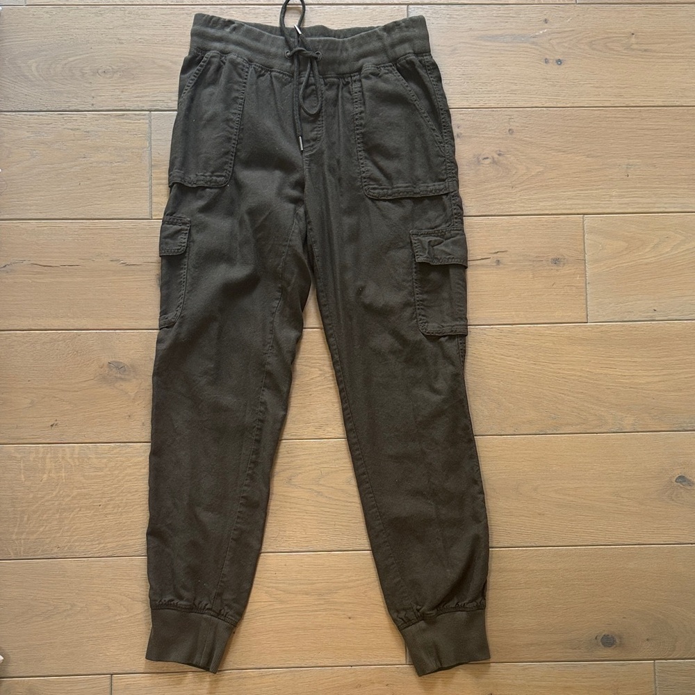 Aritzia Dark Olive Joggers